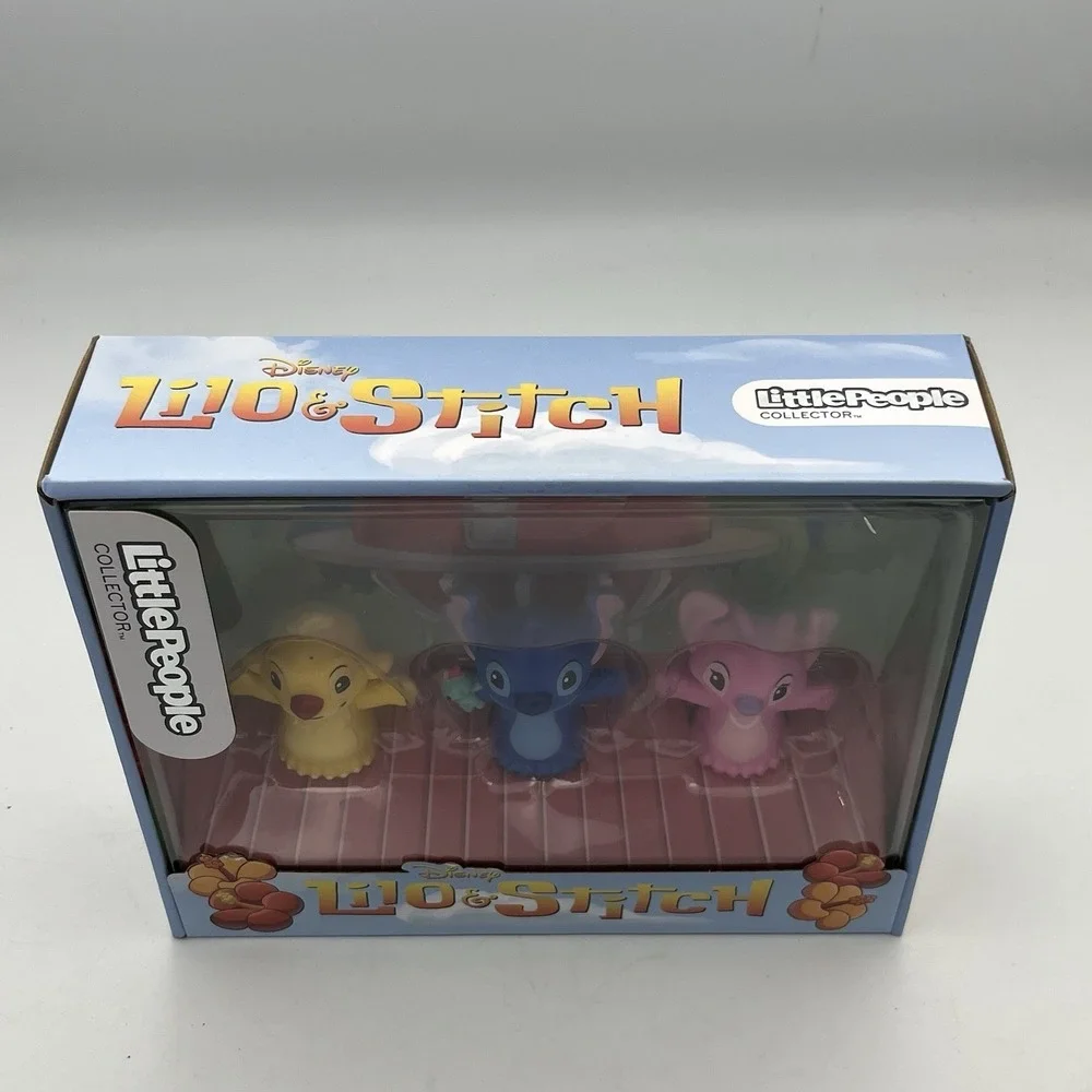 Little People Disney LILO & STITCH Collector Set - STITCH, ANGEL & REUBEN - NIB